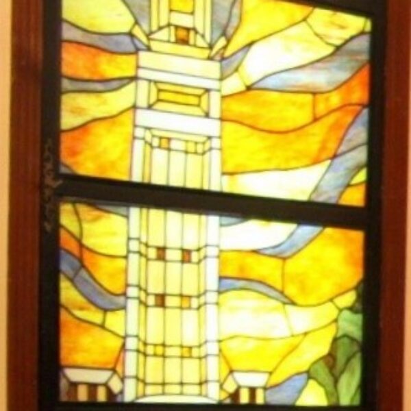 Stained glass panels design